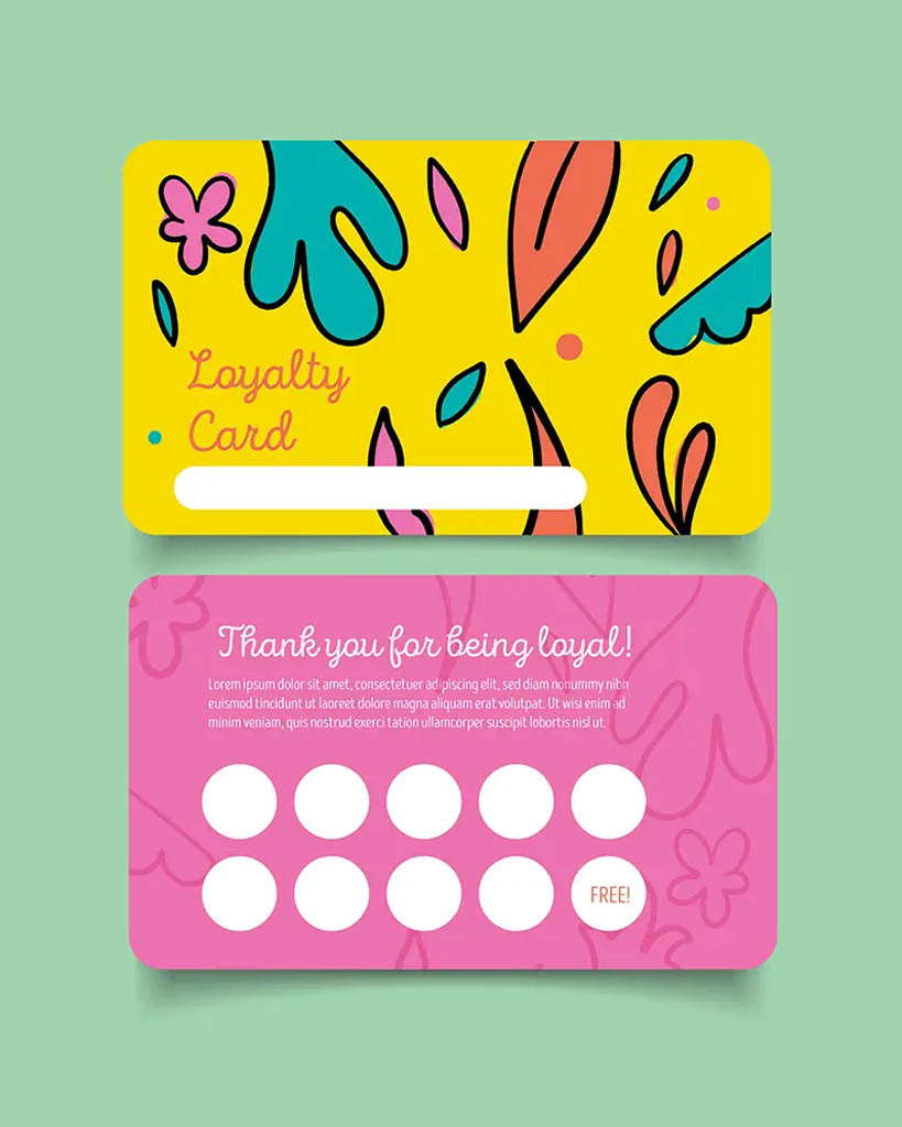 Tarjetas de fidelización